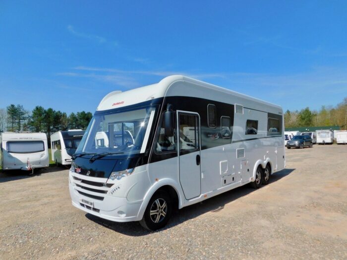 Dethleffs Grand AlpaI 7820-2 Fiat 2.3 AUTOMATIC Super Luxury A Class. November 2018 68 Plate with Only 5,900 miles from New. 2 to 4 Berth with 4 x 3 point Seat Belts. £129,999
