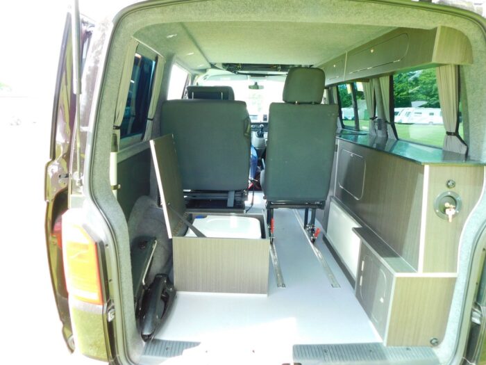 Autohaus Spartan SPECIALIST VW Highline 2.0 150 bhp 3 Berth Pop Top Campervan Designed to Carry your Bicycles INTERNALLY. On board TOILET. £43,999 - Image 28