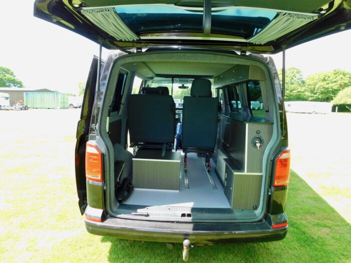 Autohaus Spartan SPECIALIST VW Highline 2.0 150 bhp 3 Berth Pop Top Campervan Designed to Carry your Bicycles INTERNALLY. On board TOILET. £43,999 - Image 15