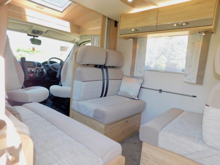 Elddis Sussex Fontwell Special Edition 196 Peugeot 2.0 Hdi with 6 Berth and 6 Seatbelts and Front and Rear Lounge and Dining Areas and with Only 16,800 miles from New in November 2016. £44,999 - Image 5