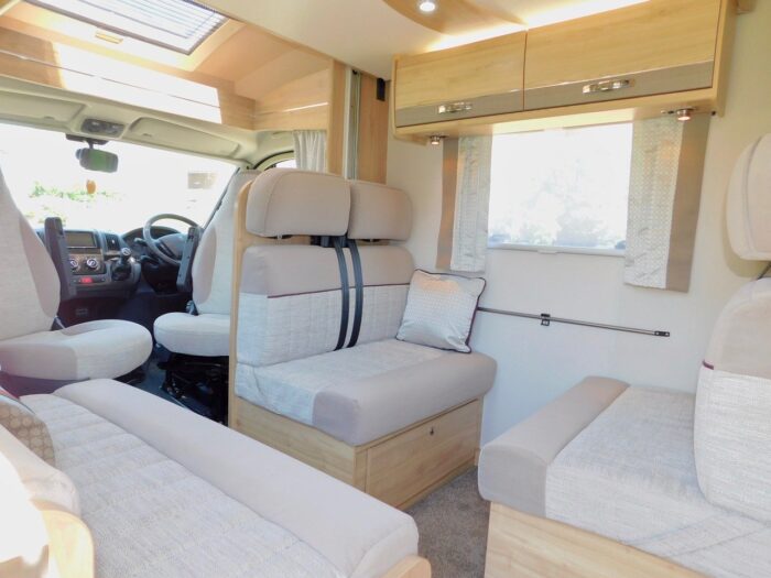 Elddis Sussex Fontwell Special Edition 196 Peugeot 2.0 Hdi with 6 Berth and 6 Seatbelts and Front and Rear Lounge and Dining Areas and with Only 16,800 miles from New in November 2016. £44,999 - Image 4