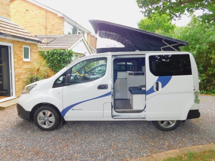Sussex Campervans Nissan EV200 AUTOMATIC 2 to 3 Berth All Electric Campervan. 2021 with Only 5,632 miles and ONLY 4.4m Long. Superb to Drive. £47,999 - Image 23