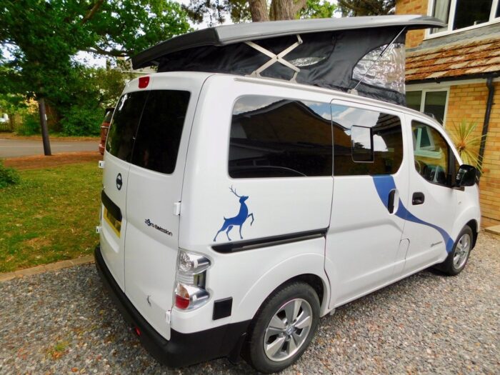 Sussex Campervans Nissan EV200 AUTOMATIC 2 to 3 Berth All Electric Campervan. 2021 with Only 5,632 miles and ONLY 4.4m Long. Superb to Drive. £47,999 - Image 22