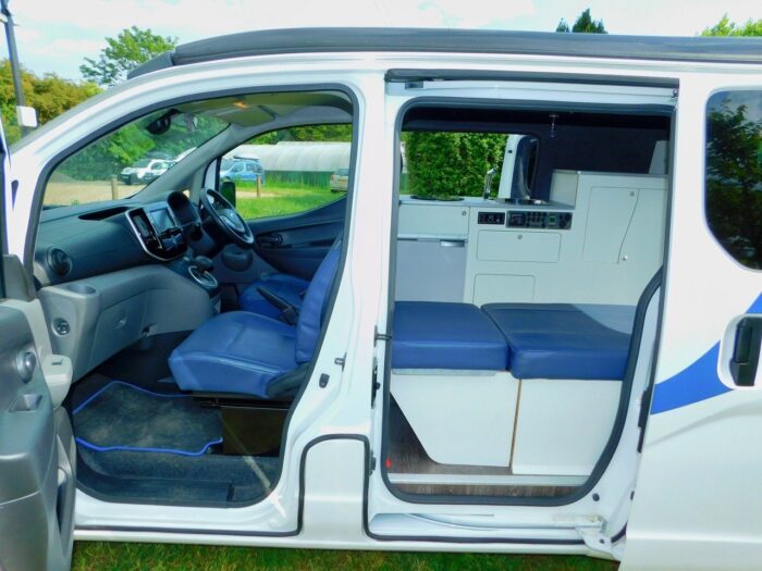 Sussex Campervans Nissan EV200 AUTOMATIC 2 to 3 Berth All Electric Campervan. 2021 with Only 5,632 miles and ONLY 4.4m Long. Superb to Drive. £47,999 - Image 11