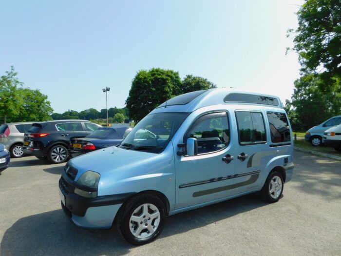 Fiat Doblo Dynamic 1.9 jtd CAMPERVAN by Classic Campers with 4 SEATBELTS and AIR CONDITIONING. £11,999
