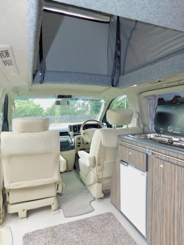 Nissan Elgrand Highway Star 2.5 Petrol AUTOMATIC Switchable from 2 wd to 4 wd. 2 Plus 2 Berth by Free Spirit Campervans £23,999 - Image 17