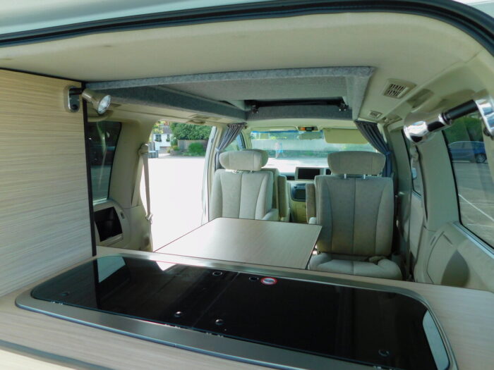 Nissan Elgrand 2 + 2 Berth Pop Top Campervan with Automatic gearbox and with the End Kitchen, 4 Seatbelts.  £19,999 - Image 11