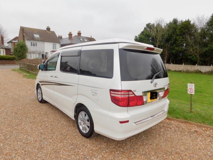 Toyota Alphard AUTOMATIC Petrol 2 Plus 2 Pop Top Campervan,  5 x 3 Point Seat Belts,  Extra Wide BED £22,999 - Image 16