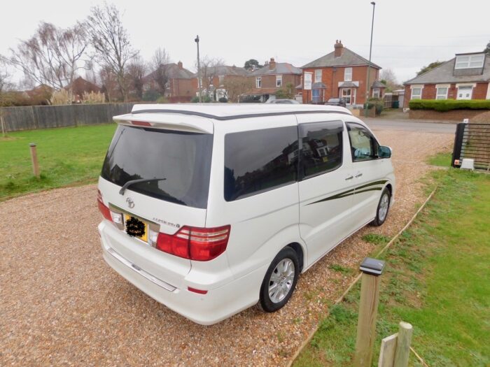 Toyota Alphard AUTOMATIC Petrol 2 Plus 2 Pop Top Campervan,  5 x 3 Point Seat Belts,  Extra Wide BED £22,999 - Image 15