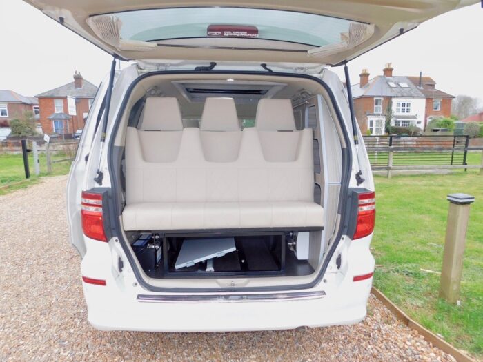 Toyota Alphard AUTOMATIC Petrol 2 Plus 2 Pop Top Campervan,  5 x 3 Point Seat Belts,  Extra Wide BED £22,999 - Image 12
