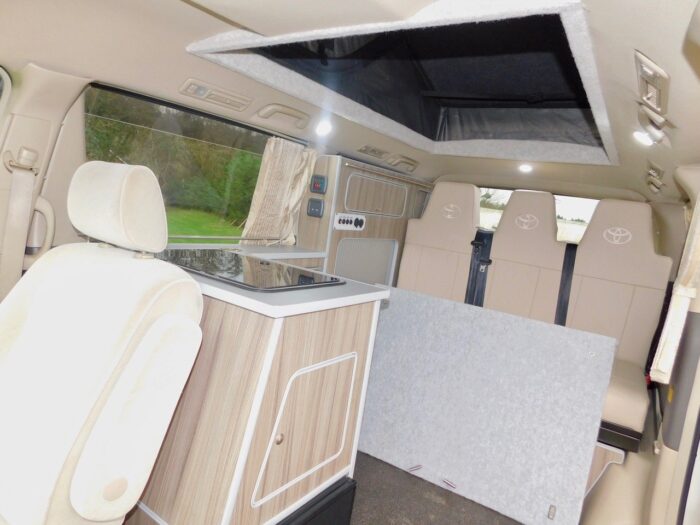 Toyota Alphard AUTOMATIC Petrol 2 Plus 2 Pop Top Campervan,  5 x 3 Point Seat Belts,  Extra Wide BED £22,999 - Image 2