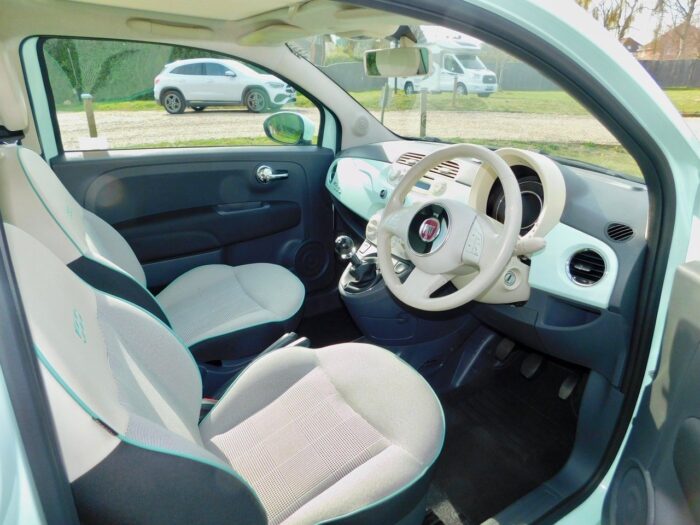 2014 Fiat 500 1.2 Petrol LOUNGE Model Tow Car for a Motorhome, with removable £3,000 Tow A Car Kit. Total Package Price £7,499 - Image 14