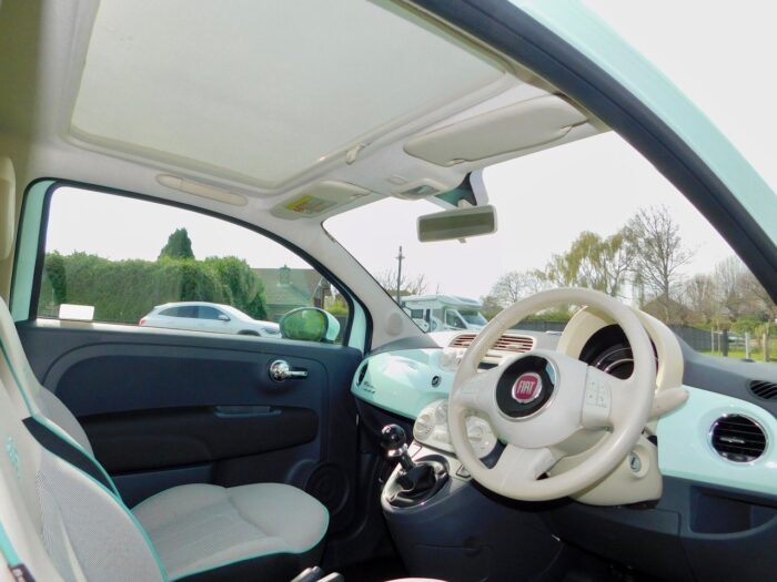 2014 Fiat 500 1.2 Petrol LOUNGE Model Tow Car for a Motorhome, with removable £3,000 Tow A Car Kit. Total Package Price £7,499 - Image 13