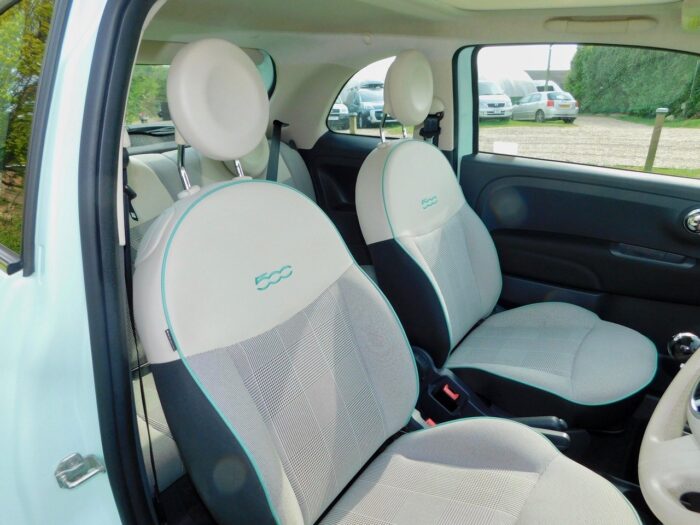 2014 Fiat 500 1.2 Petrol LOUNGE Model Tow Car for a Motorhome, with removable £3,000 Tow A Car Kit. Total Package Price £7,499 - Image 8