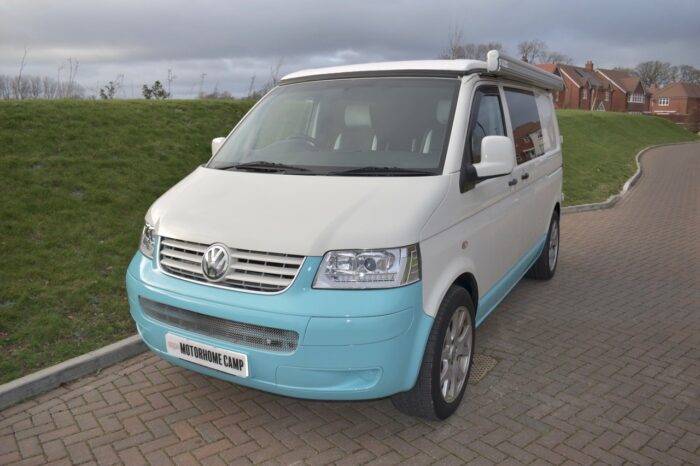 VW T5 1.9d Pop Top with REAR LOUNGE and 2 Plus 2 Sleeping. February 2008. £17,999