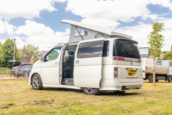 Nissan Elgrand 3.5 Petrol AUTOMATIC 2 Berth by Free Spirit Campervans. 2005 with Only 51,200 miles from New. 4 x 3 point Seat Belts. £22,999 - Image 6