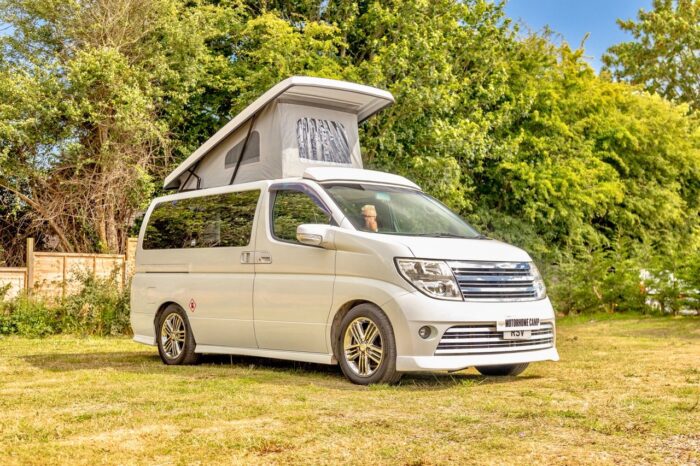 Nissan Elgrand 3.5 Petrol AUTOMATIC 2 Berth by Free Spirit Campervans. 2005 with Only 51,200 miles from New. 4 x 3 point Seat Belts. £22,999 - Image 5
